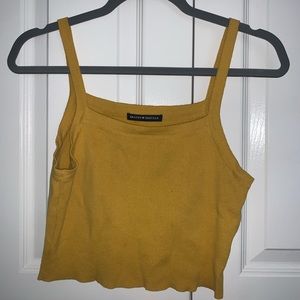 Yellow Brandy knit tank top